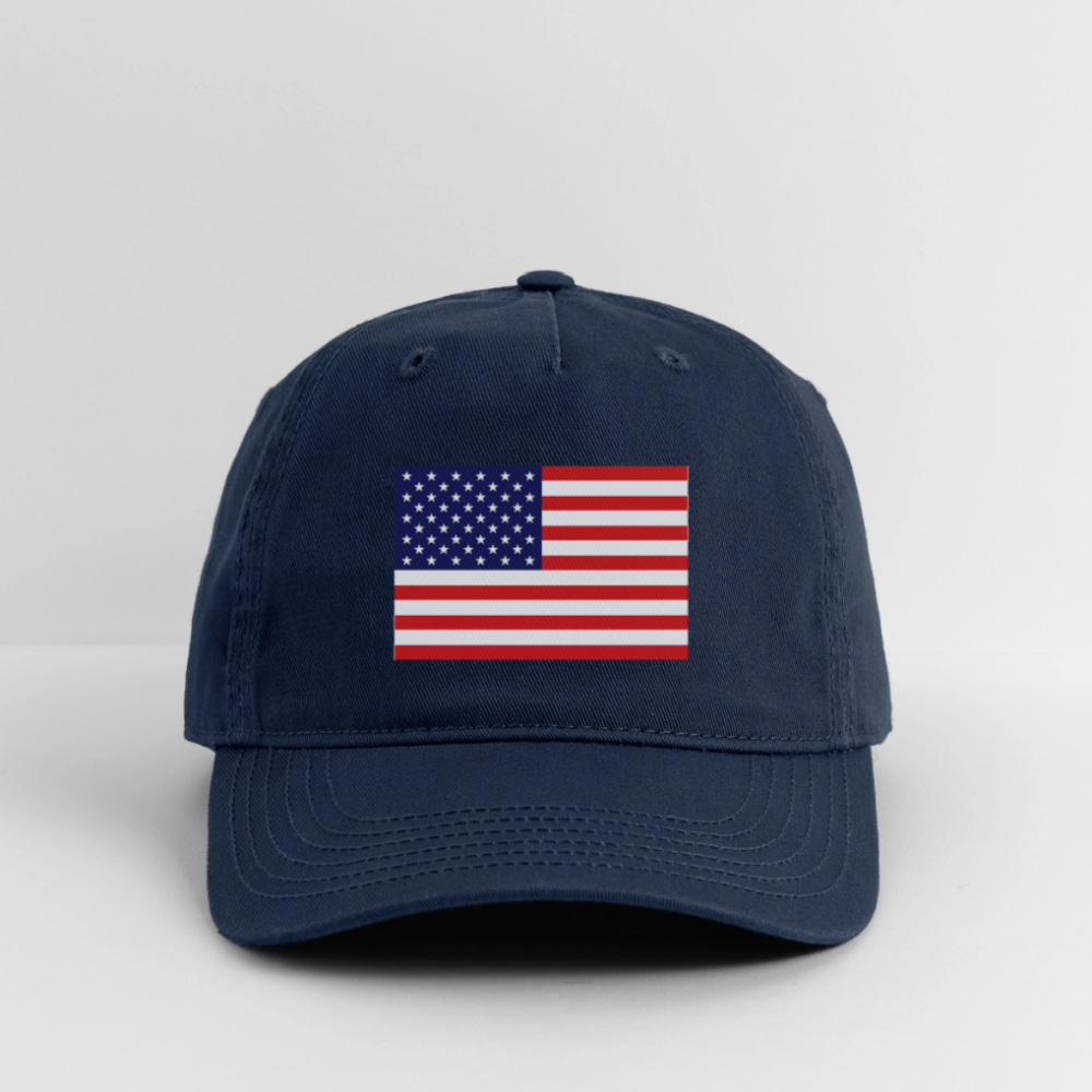 USA Organic Baseball Cap - navy