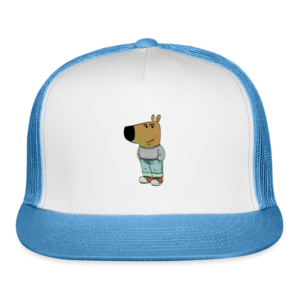 Chill Guy Hat - white/blue