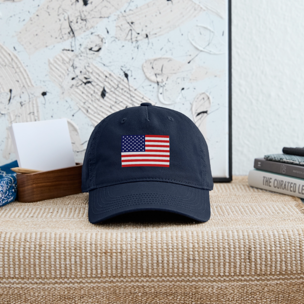 USA Organic Baseball Cap - navy