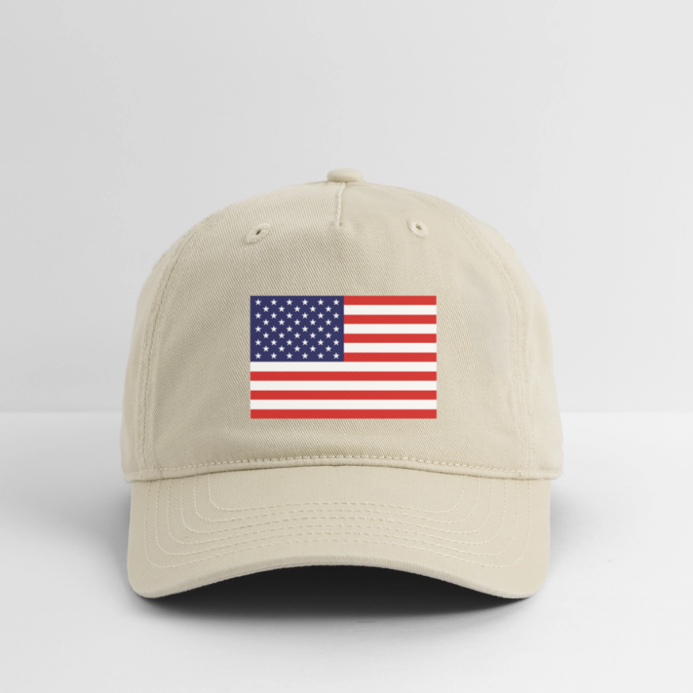 USA Organic Baseball Cap - khaki